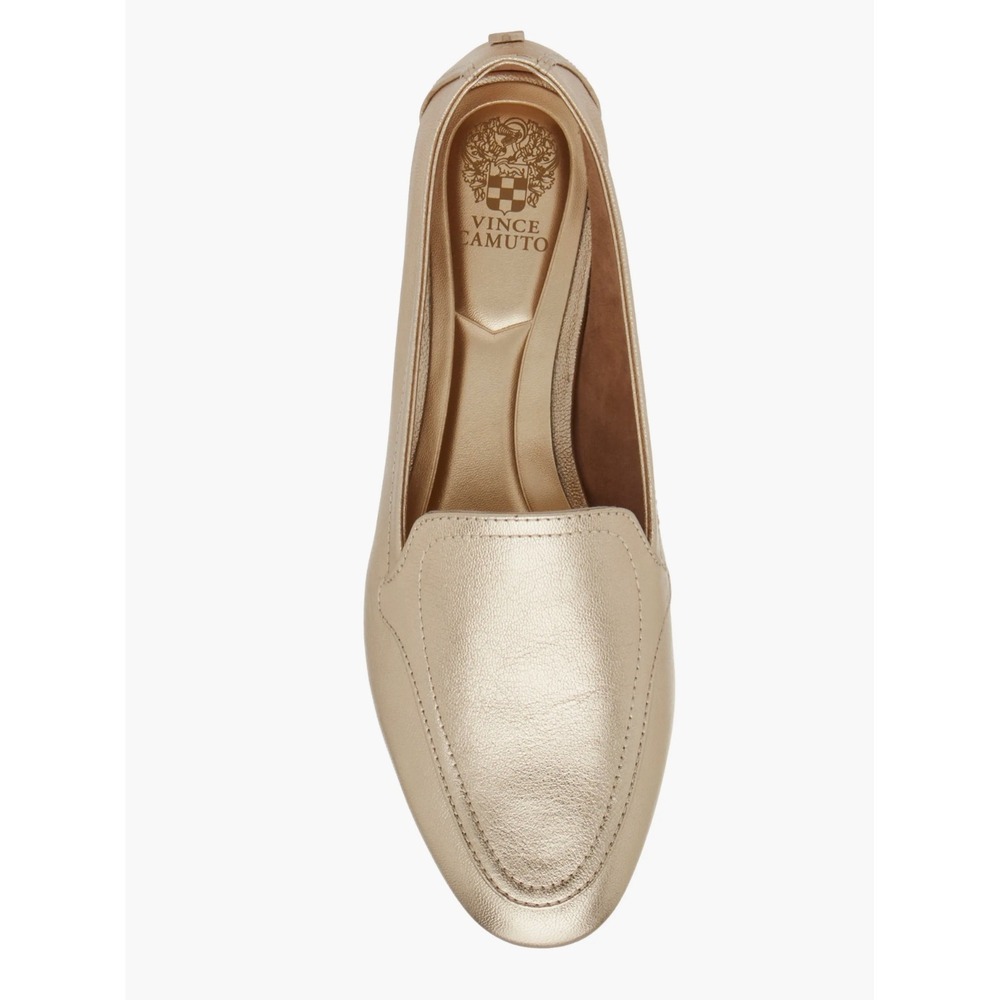 New Vince Camuto Cintha Loafer in Gold Size 8.5